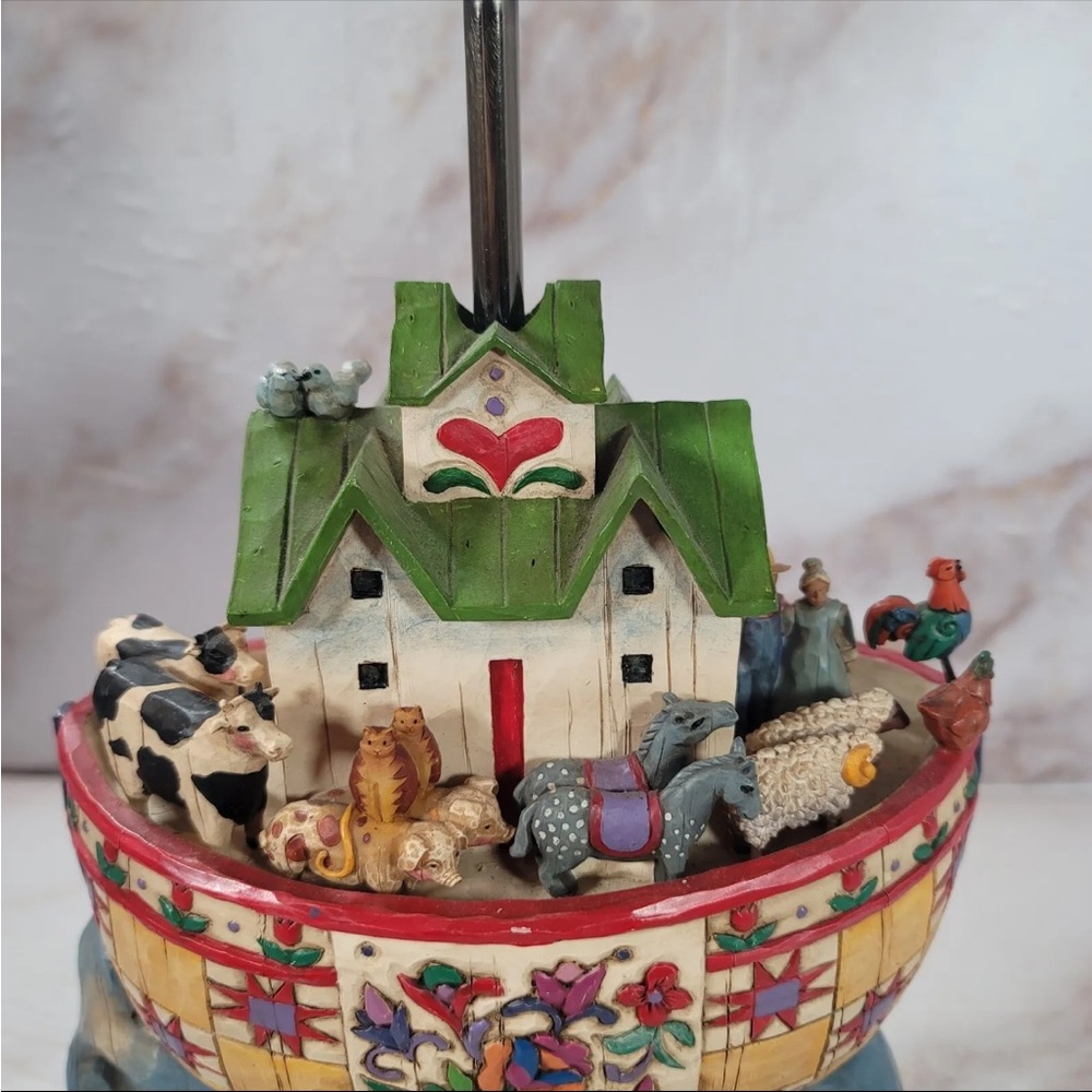 Noah’s Ark Lamp by Jim Shore (Rare)
